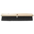 Weiler 24" Medium Sweep Floor Brush Black Polypropylene Fill 42037